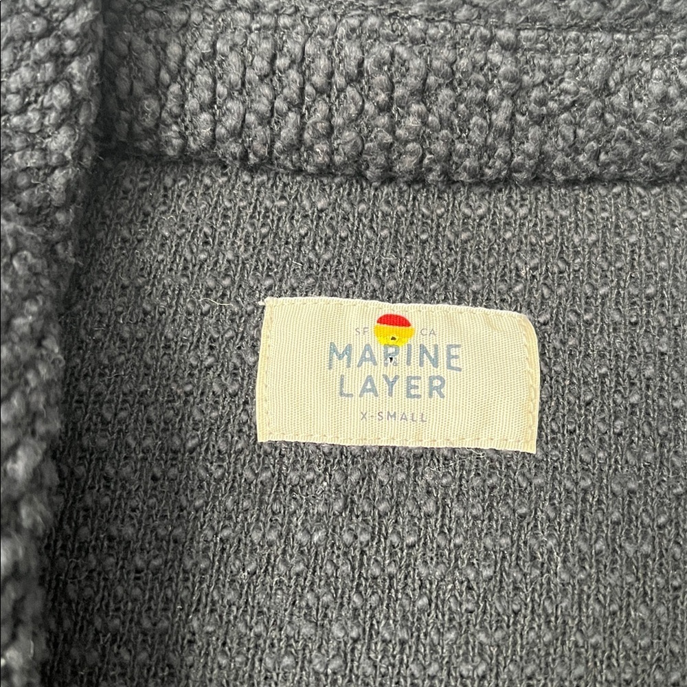Marine Layer Charcoal Textured Jacket - Picture 2 of 6